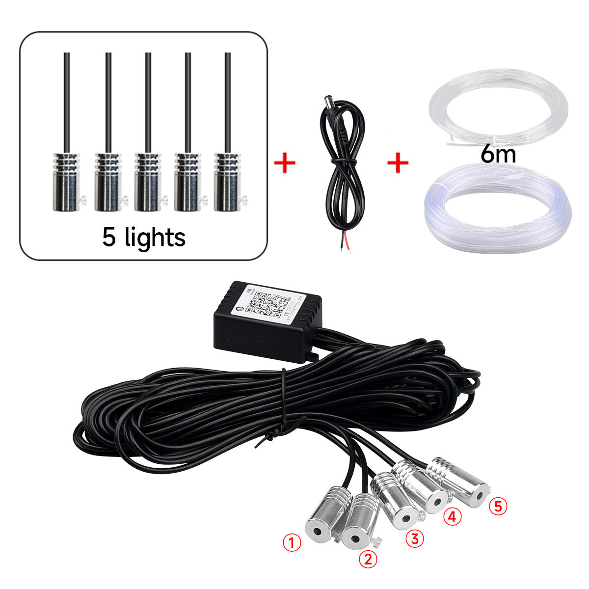🔥Rgb Fiber Light Set