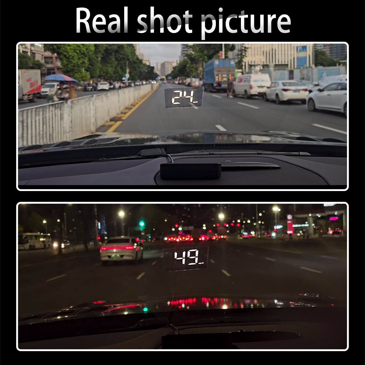 🚗✨ DriveVision™ GPS Head-Up Display (HUD)