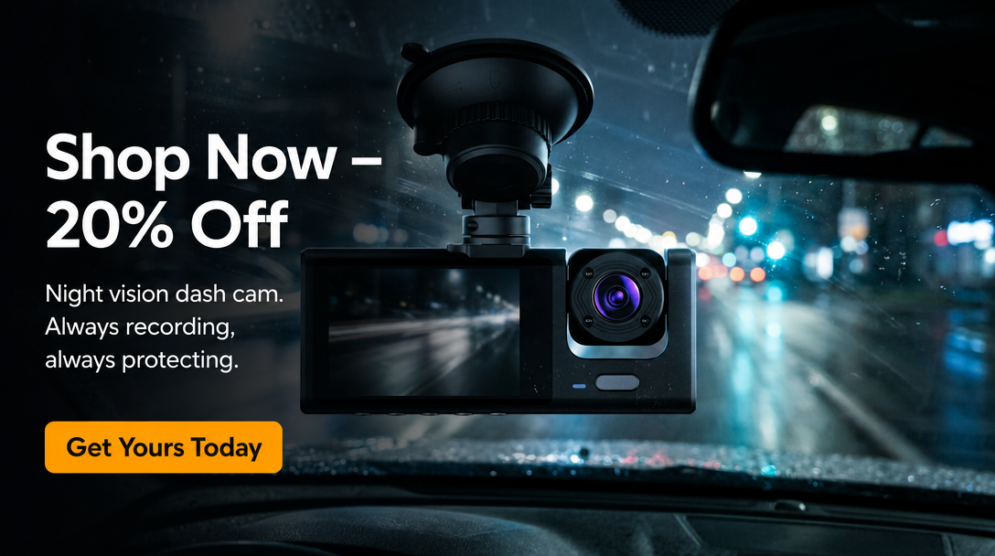 1080P Dash Camera with Night Vision