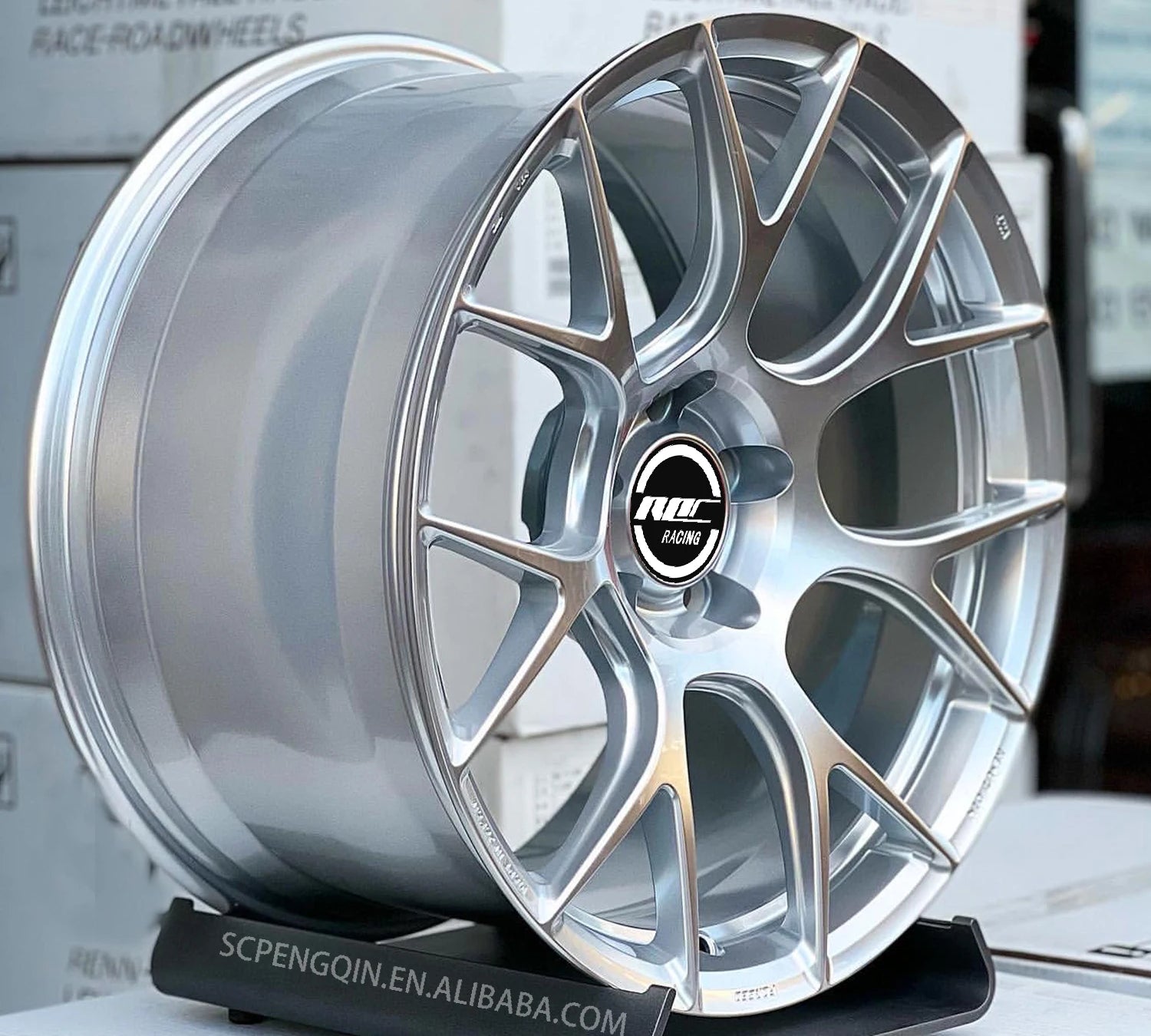 Custom Monoblock Forged Wheels 18 19 20 21 Inch Forged Wheels RE V7 Rims 5x114.3 5x112 5x120 Car Wheels for