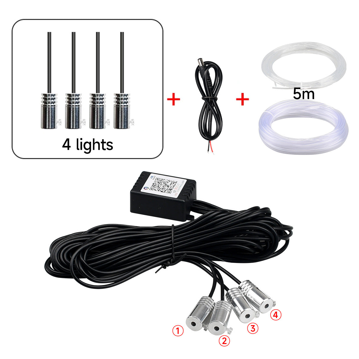 🔥Rgb Fiber Light Set