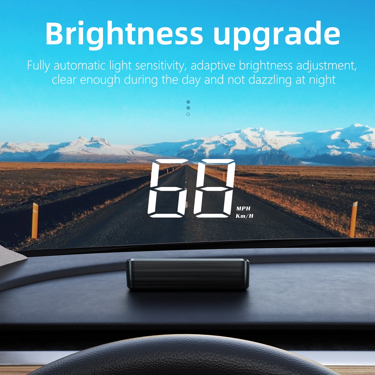 🚗✨ DriveVision™ GPS Head-Up Display (HUD)