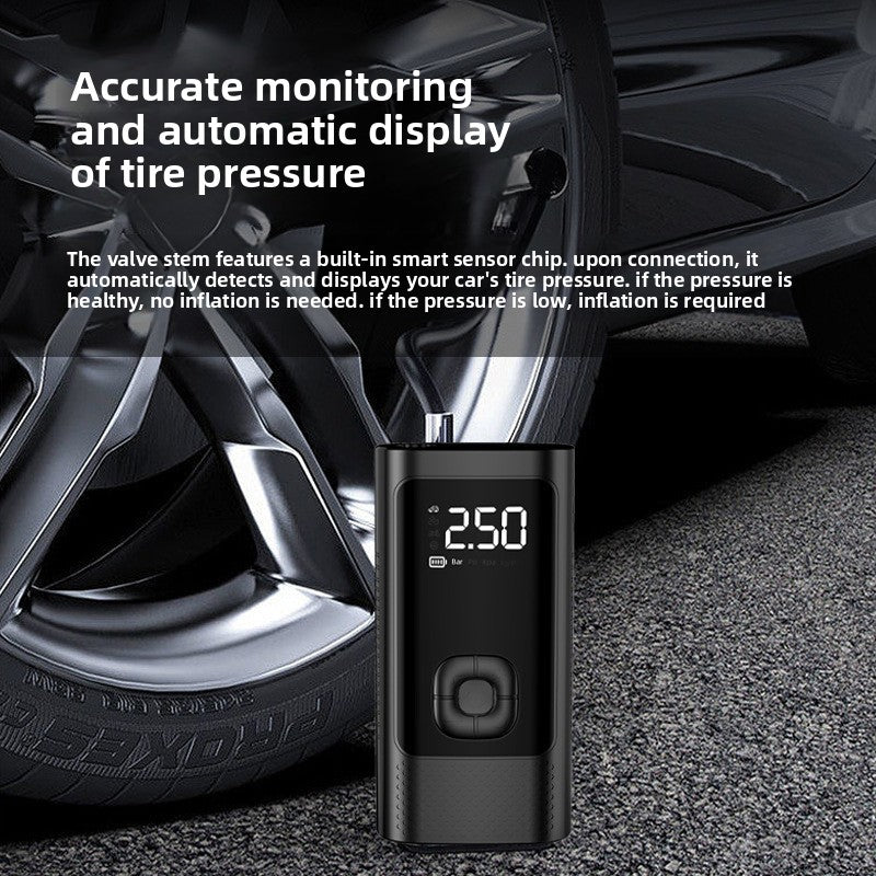 Portable Tire Pump 🔋